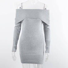 Long Sleeve Knitted Bodycon Dress