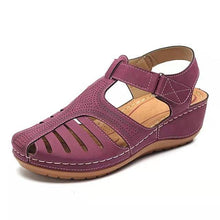 Vintage Wedge Sandals Buckle Casual Sewing Women Shoes Platform Retro - Fab Getup Shop