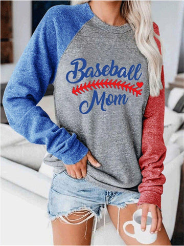 Baseball T shirt Summer Autumn Long Sleeve Tops Tee - Fab Getup Shop