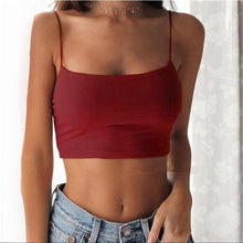 Crop Tops Solid Summer Camis Women Casual Tank Tops Vest Sleeveless Crop Tops - Fab Getup Shop