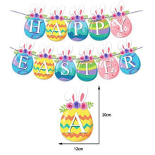 1pc Happy Easter Decoration Rabbit Bunny Egg Shape Banner Cup Plate Gift Bags Easter Party Deco Disposable Tableware Party Favor - Fab Getup Shop