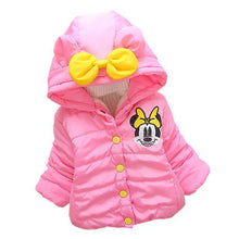 New Children Coat Minnie Baby Girls winter Coats long sleeve coat girl's warm Baby jacket Winter Outerwear cartoon fleece - Fab Getup Shop