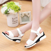 Summer shoes woman Platform Sandals Women Soft Leather Casual Open Toe Gladiator wedges Women Shoes zapatos mujer X6 - Fab Getup Shop