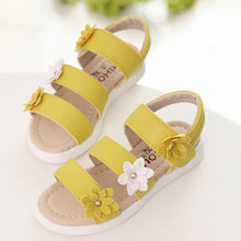 Summer Style Children Sandals Girls Princess Beautiful Flower Shoes Kids Flat Sandals Baby Girls Roman Shoes - Fab Getup Shop
