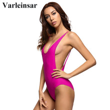 Sexy One-piece Backless Swimsuit