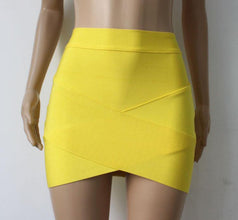 Women Hot Short Elastic Rayon Bandage Skirt Mini Sexy Slim Tight Pencil Night Club Party Candy 10 Colors  HL135-2 - Fab Getup Shop