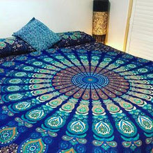 Indian Mandala Tapestry Wall Hanging Multifunctional Tapestry Boho Printed Bedspread Cover Yoga Mat Blanket Picnic cloth - Fab Getup Shop