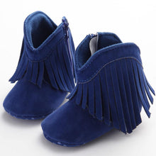 Moccasin Moccs Newborn Baby Girl Boy Kids Prewalker Solid Fringe Shoes Infant Toddler Soft Soled Anti-slip Boots Booties 0-1Yea - Fab Getup Shop