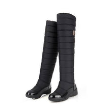 keep warm snow boots fashion platform fur thigh knee high boots warm winter boots for women shoes boats - Fab Getup Shop