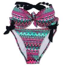 Bikinis Women Print Floral Bikini Women Swimsuits Brazilian Push Up Bikini Set Bathing Suits Plus Size Swimwear Female XXL - Fab Getup Shop