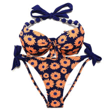 Bikinis Women Print Floral Bikini Women Swimsuits Brazilian Push Up Bikini Set Bathing Suits Plus Size Swimwear Female XXL - Fab Getup Shop
