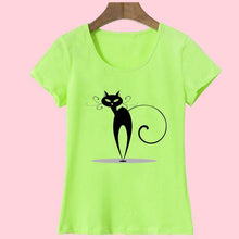 Kawaii T shirt Women Summer Tops Casual Cotton 3D Cat Print and Short Sleeve O-neck Plus Size Vogue tshirt - Fab Getup Shop