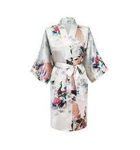 Silk Kimono Robe Bathrobe Women Satin Robe Robe Longue Femme For Women Night Sexy Robes Night Grow For Bridesmaid Summer - Fab Getup Shop