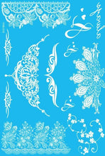 White Temporary Flash Tattoo Inspired Sticker Henna Lace Ink Fashion Body Art Water Transfer Face Body Painting Decals Stickers - Fab Getup Shop