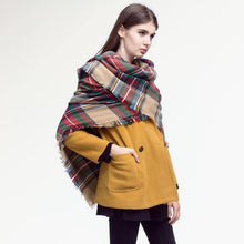 [VIANOSI]  plaid scarf women Thicken Soft Winter scarf Fashion Shawls and Scarves DS033 - Fab Getup Shop