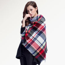 [VIANOSI]  plaid scarf women Thicken Soft Winter scarf Fashion Shawls and Scarves DS033 - Fab Getup Shop