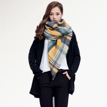 [VIANOSI]  plaid scarf women Thicken Soft Winter scarf Fashion Shawls and Scarves DS033 - Fab Getup Shop