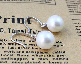 Fashion Hot Sale Bead Imitation Pearl Pendant Earrings Silver-plated Ear Hook Hypoallergenic Advanced Wild Wedding Earrings - Fab Getup Shop