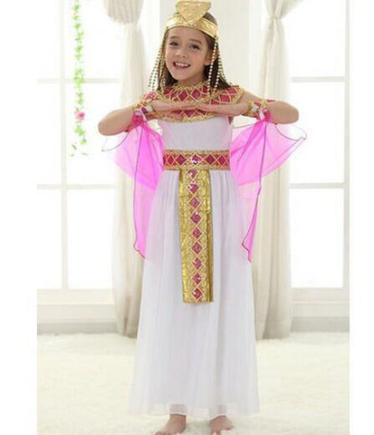 Egyptian dress egyptian costume Christmas clothes children costumes for girls princess costumes chiffon dress novelty cosplay - Fab Getup Shop