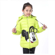 New winter girls jacket cartoon coat cotton-padded clothes cotton-padded clothes children's coat Kids clothes jacket for girls - Fab Getup Shop