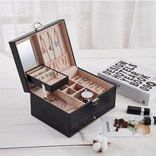 Jewelry Organizer Large Jewelry Box  Makeup Storage Makeup Organizer Leather Beauty Travel Box - Fab Getup Shop