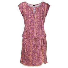 Pattern  Round Neck Print Short-Sleeved Dress - Fab Getup Shop