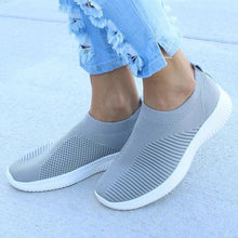 Women Shoes Knitting Sock Sneakers Women Spring Summer Slip On Flat Shoes Women - Fab Getup Shop