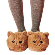 DROPSHIPPING New arrival Millffy Cute PLUSH KITTEN SOFT ANIMAL Cat Women Plush Slippers Ladies home BEDROOM Slippers - Fab Getup Shop