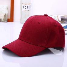 Black Cap Solid Color Baseball Cap Snapback Caps - Fab Getup Shop