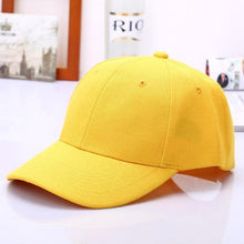 Black Cap Solid Color Baseball Cap Snapback Caps - Fab Getup Shop