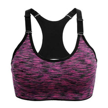 Sports Bra,Adjustable Spaghetti Strap Padded Top For Fitness Running Gym Athletic,Seamless Yoga Sports Bra Top - Fab Getup Shop