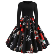 Winter Christmas Dresses Vintage Robe Swing Pinup Elegant Party Dress - Fab Getup Shop
