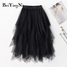 High Waist  Skirt Casual Vintage Solid Belted Pleated Midi Skirts Lady 11 Colors - Fab Getup Shop