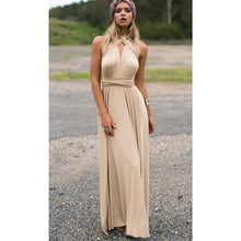 Multiway Wrap Convertible Boho Maxi Club Red Dress Bandage Long Dress Party Bridesmaids Infinity - Fab Getup Shop