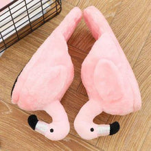 Winter lovely Home Slippers Chausson Shoes Women Flamingo slippers pantuflas unicornio pantoufle femme Warm Cotton Shoes hy24 - Fab Getup Shop