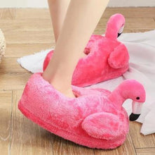 Winter lovely Home Slippers Chausson Shoes Women Flamingo slippers pantuflas unicornio pantoufle femme Warm Cotton Shoes hy24 - Fab Getup Shop