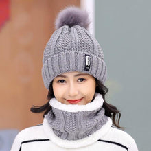 Brand Winter knitted Beanies Hats Women Thick Warm Beanie Skullies Hat Female knit Letter Bonnet Beanie Caps Outdoor Riding Sets - Fab Getup Shop