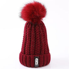 Brand Winter knitted Beanies Hats Women Thick Warm Beanie Skullies Hat Female knit Letter Bonnet Beanie Caps Outdoor Riding Sets - Fab Getup Shop