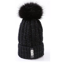 Brand Winter knitted Beanies Hats Women Thick Warm Beanie Skullies Hat Female knit Letter Bonnet Beanie Caps Outdoor Riding Sets - Fab Getup Shop