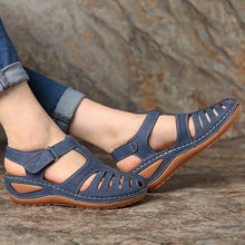 Vintage Wedge Sandals Buckle Casual Sewing Women Shoes Platform Retro - Fab Getup Shop