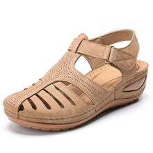 Vintage Wedge Sandals Buckle Casual Sewing Women Shoes Platform Retro - Fab Getup Shop