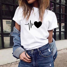 T Shirt Women Loose Short-Sleeved Leaf Print Tshirt O-Neck Summer Top Short Sleeve - Fab Getup Shop