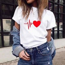 T Shirt Women Loose Short-Sleeved Leaf Print Tshirt O-Neck Summer Top Short Sleeve - Fab Getup Shop