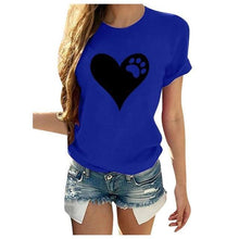 T Shirt Women Loose Short-Sleeved Leaf Print Tshirt O-Neck Summer Top Short Sleeve - Fab Getup Shop