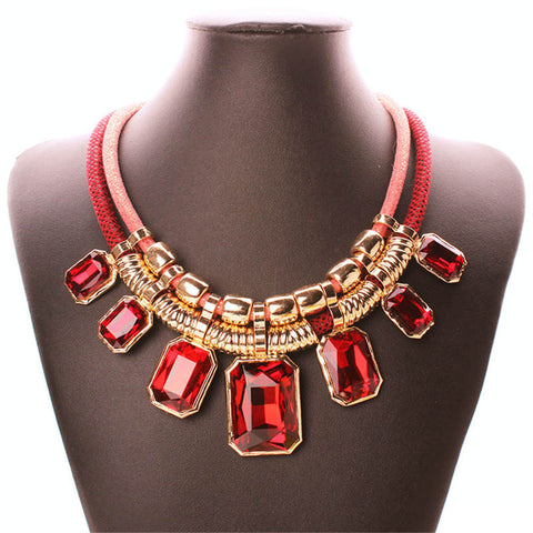 Trendy Pendants Link Chain Double Layers Necklaces