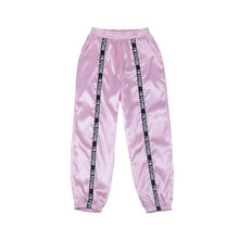 Summer Big Pocket Satin   Pants Women Glossy Ribbon Trousers  Harajuku Joggers Women's Loose Pants - Fab Getup Shop