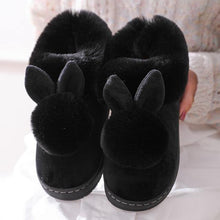 2020 New Fashion Autumn Winter Cotton Slippers Rabbit Ear Home Indoor Slippers Winter Warm Shoes Womens Cute Plus Plush Slippers - Fab Getup Shop