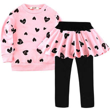 Toddler Girls Clothes Kids Autumn Winter T Shirt Pants Christmas Clothes Set - Fab Getup Shop