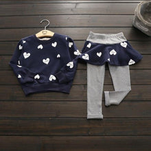 Toddler Girls Clothes Kids Autumn Winter T Shirt Pants Christmas Clothes Set - Fab Getup Shop