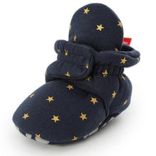 Newborn Baby Socks Shoes Boy Girl Star Toddler First Walkers Booties Cotton Comfort Soft Anti-slip Warm Infant Crib Shoes - Fab Getup Shop